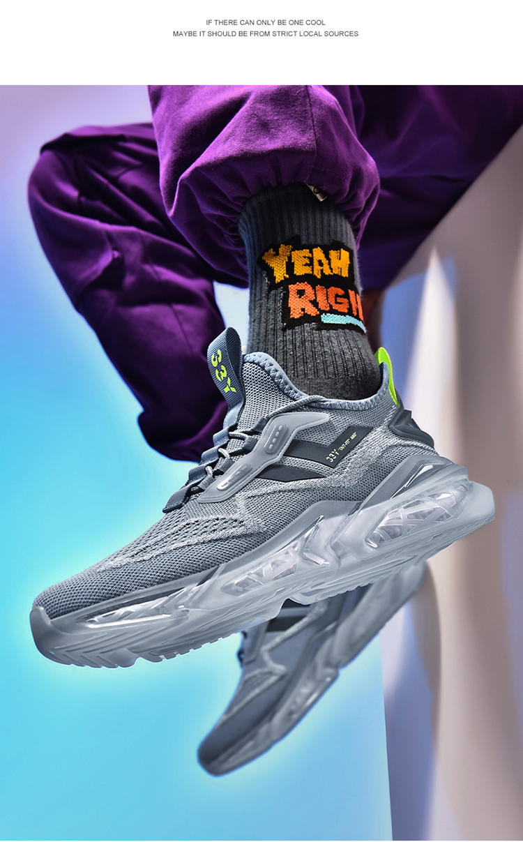 xinya意大利风格轻奢男鞋秋季新款炫酷运动鞋男大码跑鞋潮流夏季透气