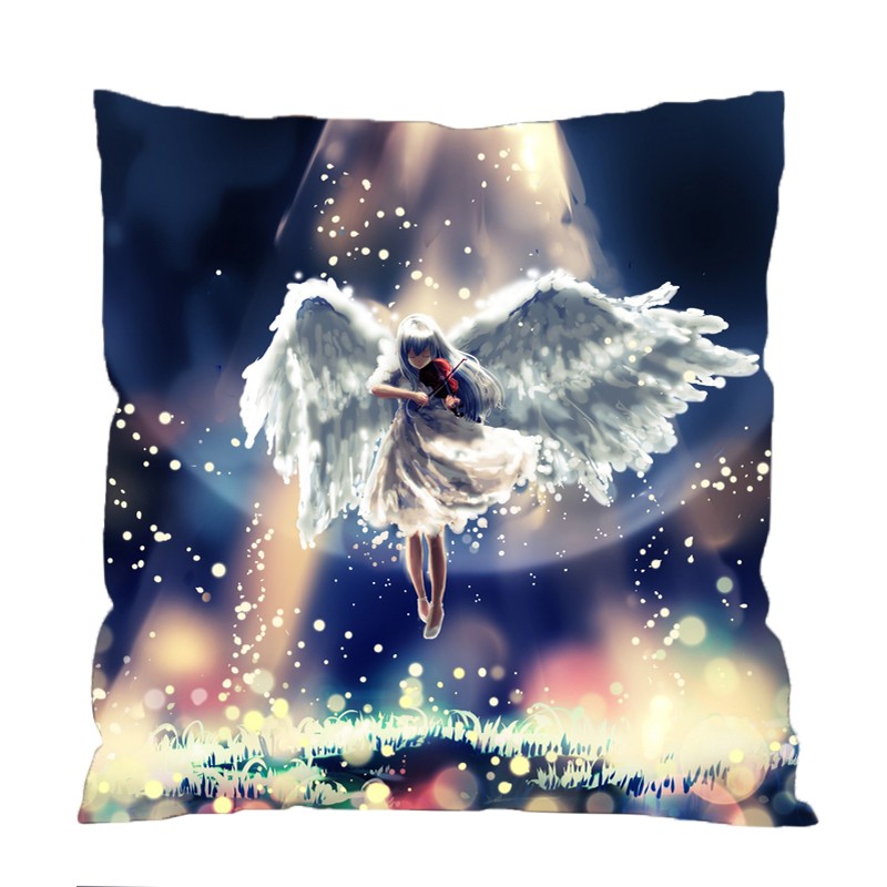 刻沫angelbeats天使的心跳立华奏动漫抱枕学生靠枕头靠垫二次元周边