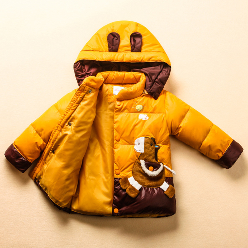 保暖防寒适合小孩子冬天穿的儿童羽绒服套装13岁小童男女宝宝婴儿冬装