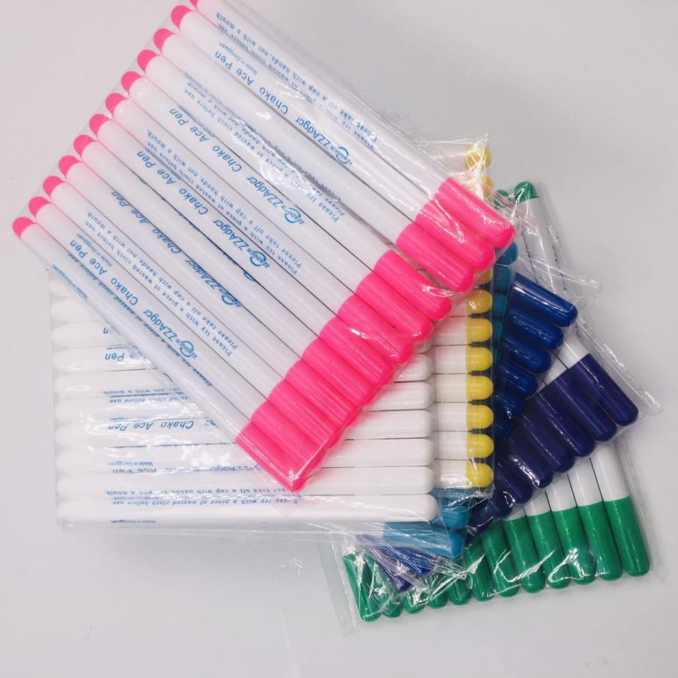 气消褪色笔 服装布艺裁剪水溶水消笔 十字绣拼布diy自动消失笔 白色5