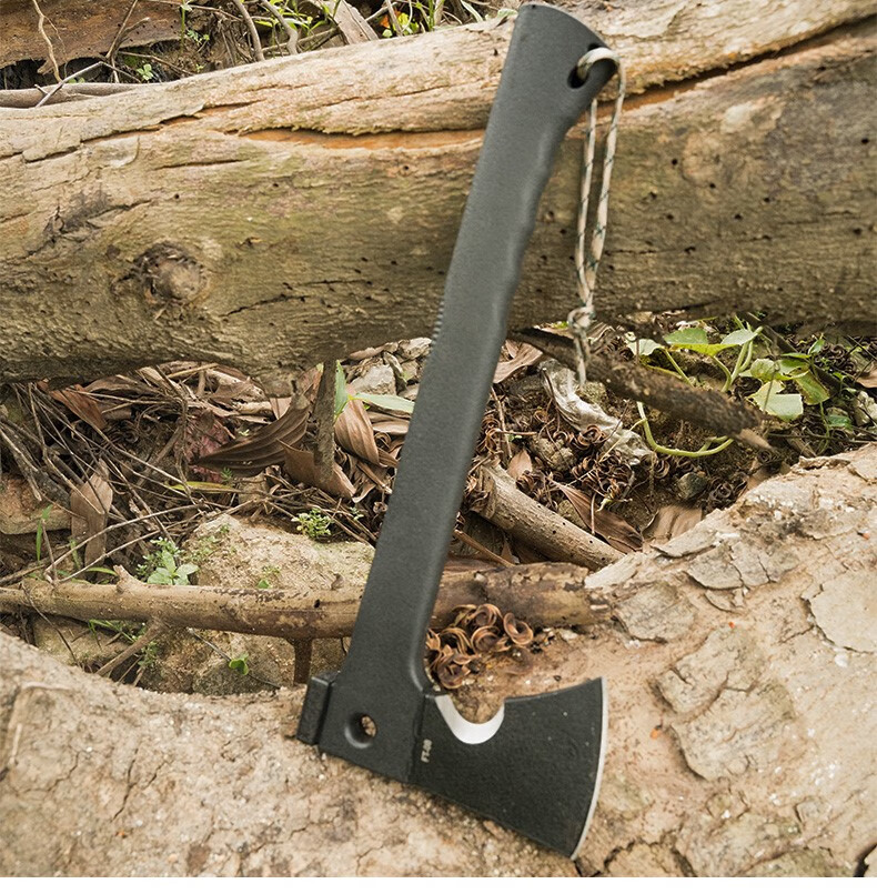 汉道多功能战术斧斧头刀防身户外斧子手斧带锯野营工兵斧 汉道-汉道短