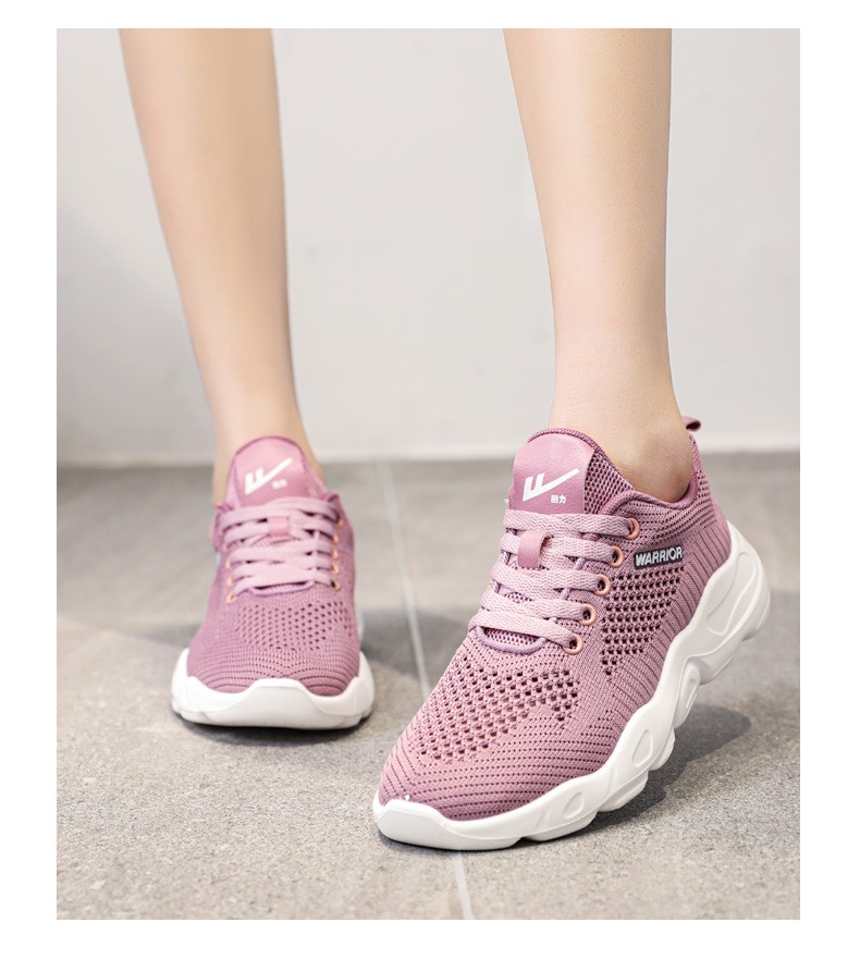 回力女鞋运动鞋女网鞋新款春夏季休闲鞋女士网面透气飞织鞋女减震轻便