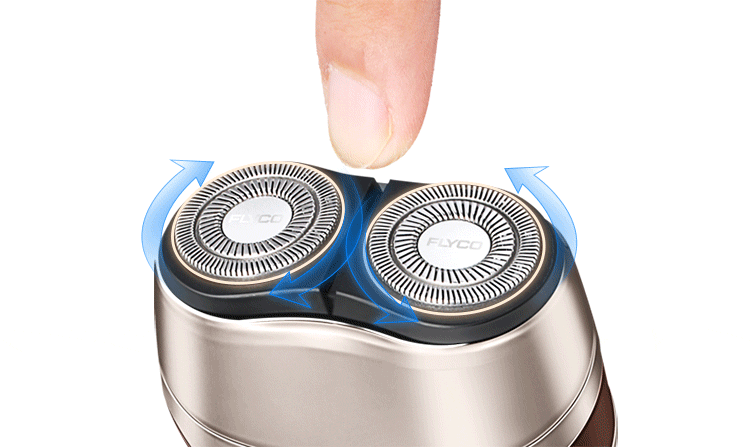 飞科(flyco)男士电动剃须刀 全身水洗 干湿双剃便携式刮胡刀 安全锁3