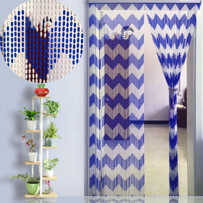 珠帘门帘玄关门帘珠帘门帘家用卧室卫生间客厅装饰隔断防蚊蝇农村外门