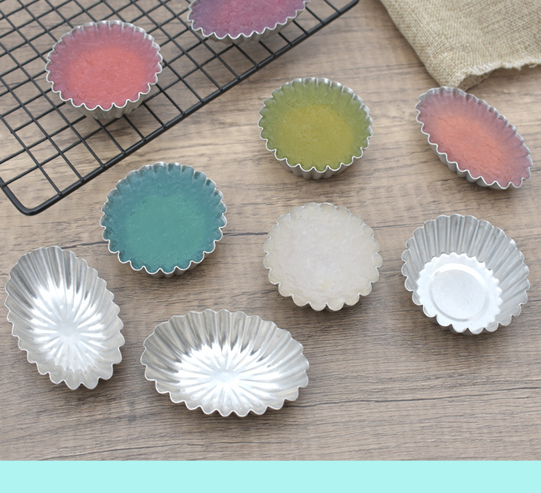 钵仔糕模具摆摊工具商用马蹄糕菊花盏米糕果冻蛋挞耐高温重复使用 v61