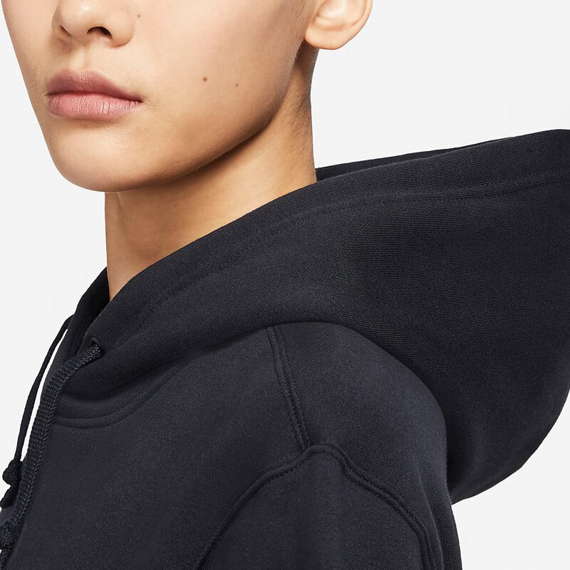 耐克(nike) 笑脸卫衣女2022秋季新款连帽保暖运动服套头衫dc3940-010