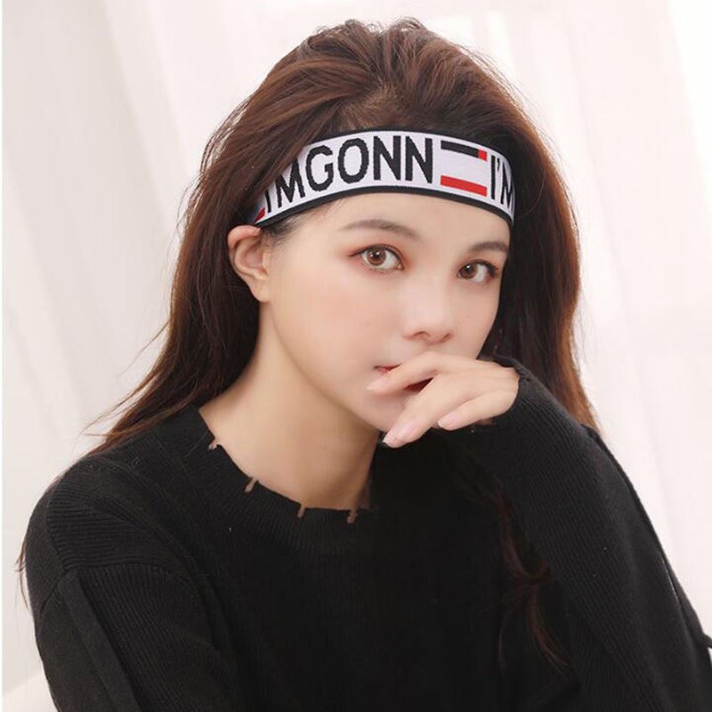 运动头带吸汗导汗头带跑步瑜伽头巾篮球健身止汗防汗发带男女潮人