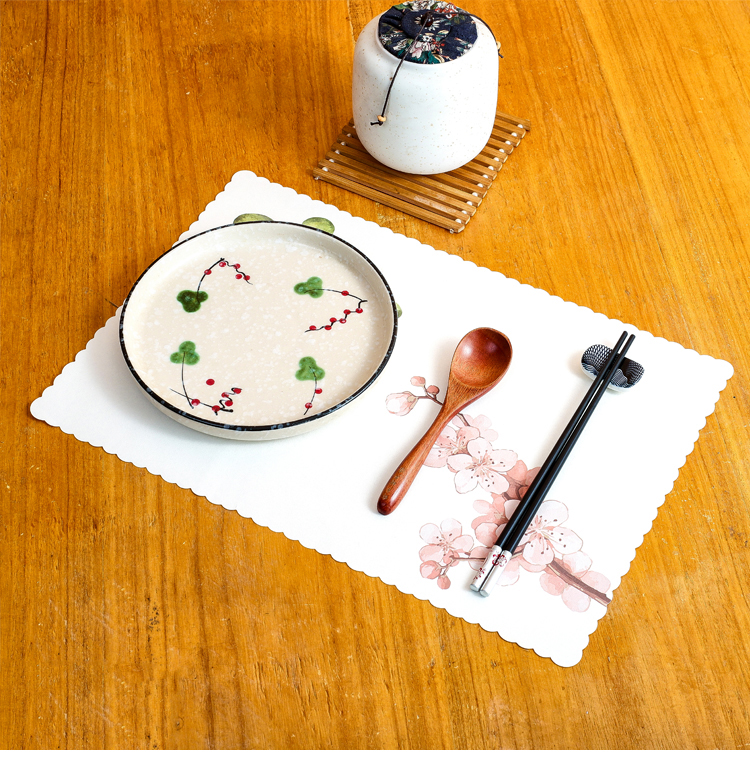 一次性桌垫纸 白色餐垫一次性学生午餐垫家用餐垫纸桌布台布纸质防油