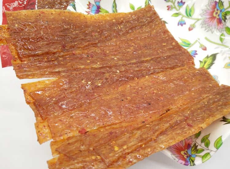 湖南特产东旺顶牛真牛宽素牛筋 麻辣片 大包辣条零食有嚼劲130g 10袋