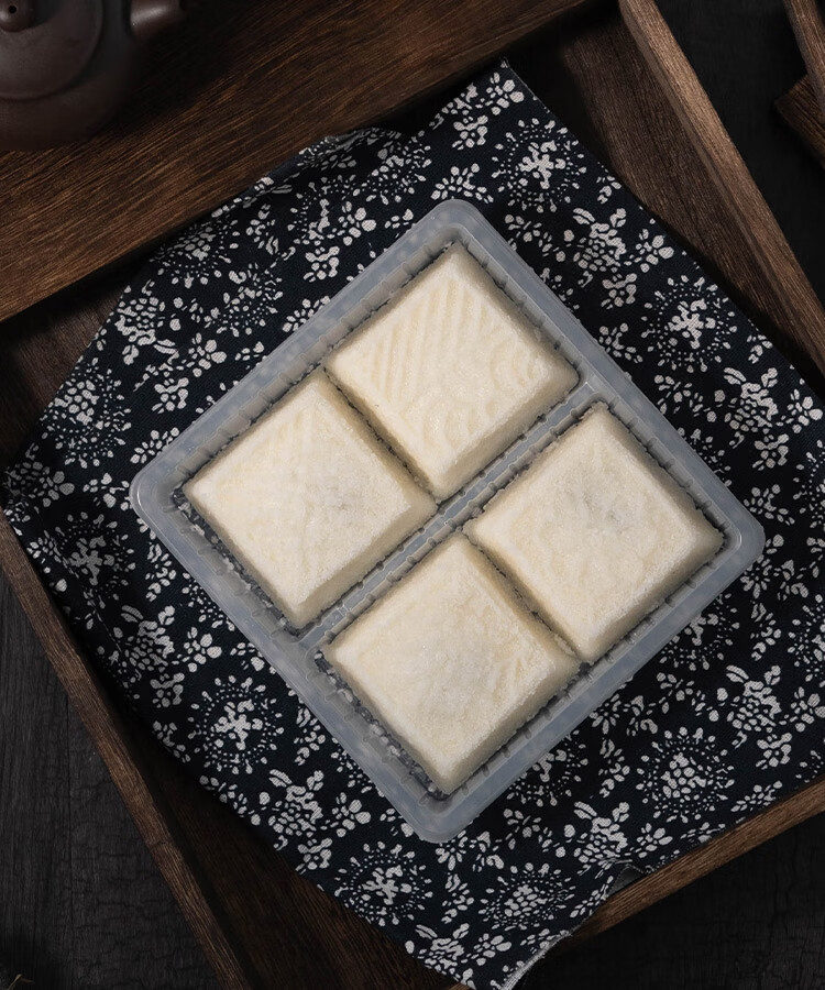 上海南翔豆沙方糕米糕糯米白米发糕年货零食松糕点早餐半成品食品 胡