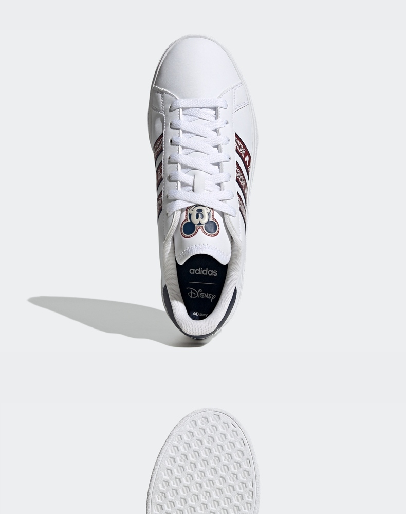 阿迪达斯(adidas)板鞋男鞋2022秋季米奇迪士尼运动鞋小白鞋复古低帮
