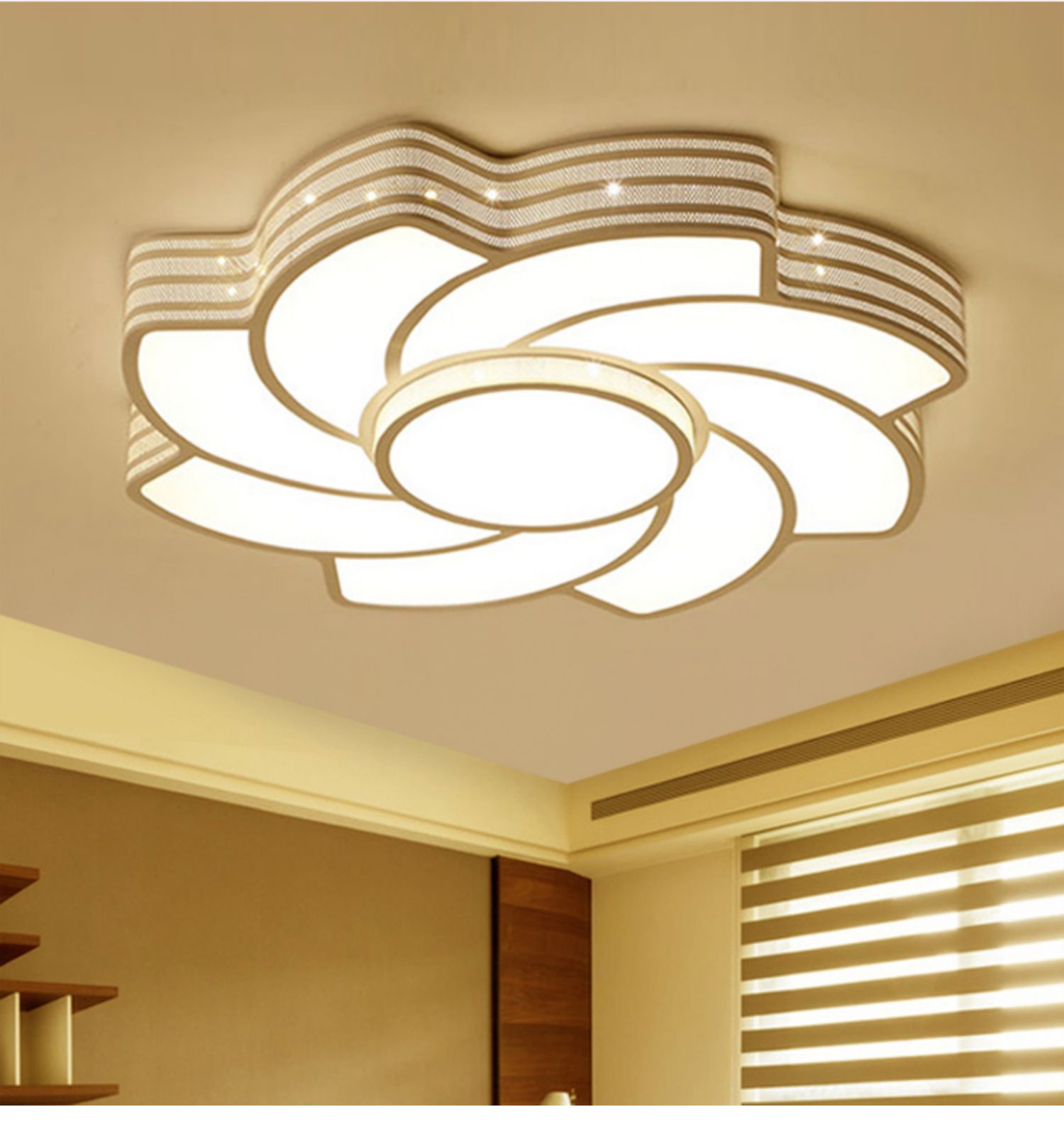 led吸顶灯客厅灯简约现代大气家用卧室灯2020年新款温馨浪漫灯具 30cm