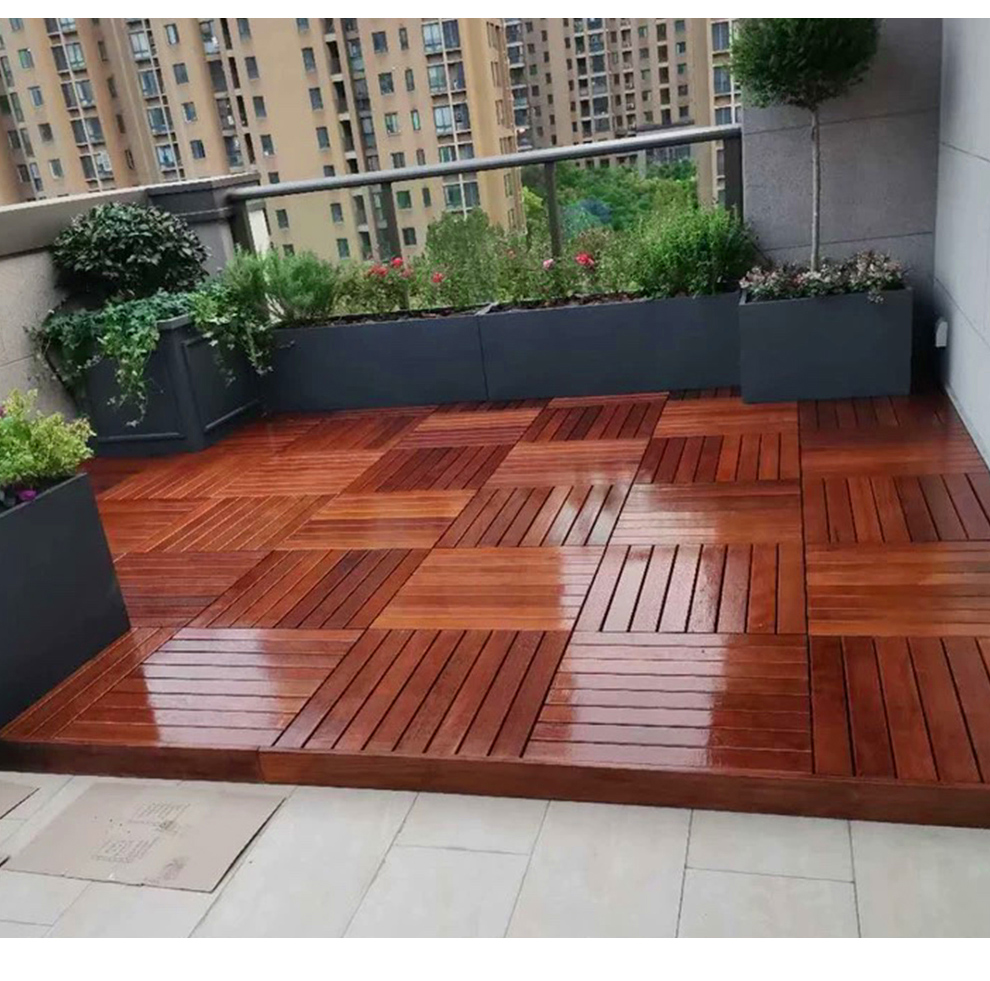户外阳台实木防腐木定制木龙骨地板可调节地板支撑器露台花园室外加高