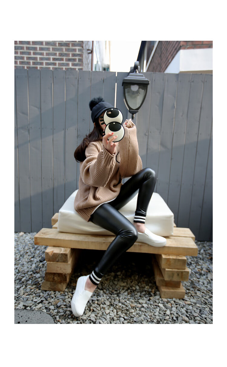 秋冬装原宿风套头毛衣外套女宽松粗森系日系古着轻熟毛线衣女生大学生