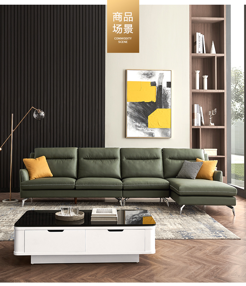 艾慕沙发慕思北欧现代简约大小户型客厅家具整装组合科技布艺沙发