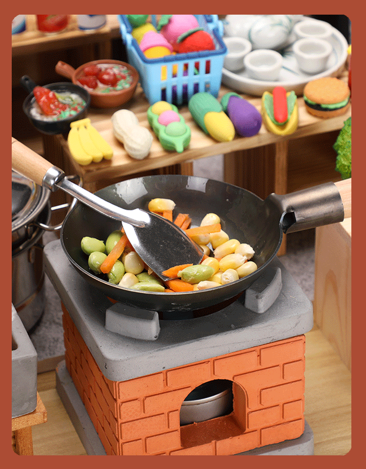网红迷你小厨房真煮全套真实版可吃食玩儿童做饭玩具小男孩女孩礼物