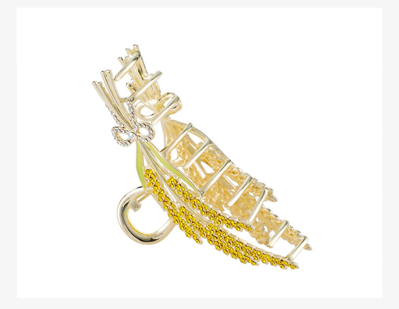 Dijing Wheat Spike Hair Clip, High-End 2026 New Style, Shark Clip for Back of Head, Hair Accessory, Birthday Gift for Girlfriend 7