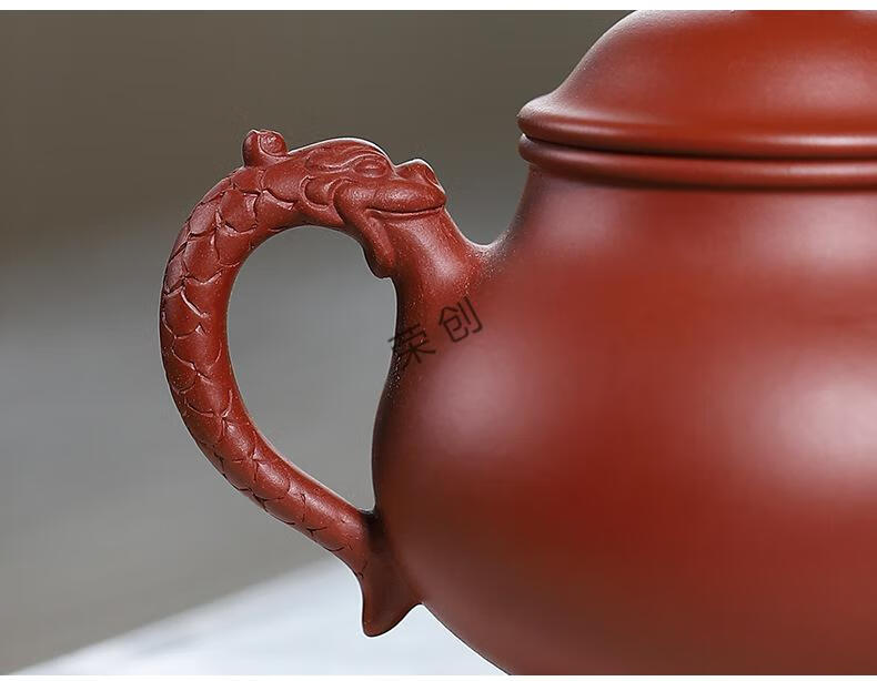 【精选好货】旗舰官方店正宜兴紫砂壶名家徐六萍手工茶壶大红袍龙韵小