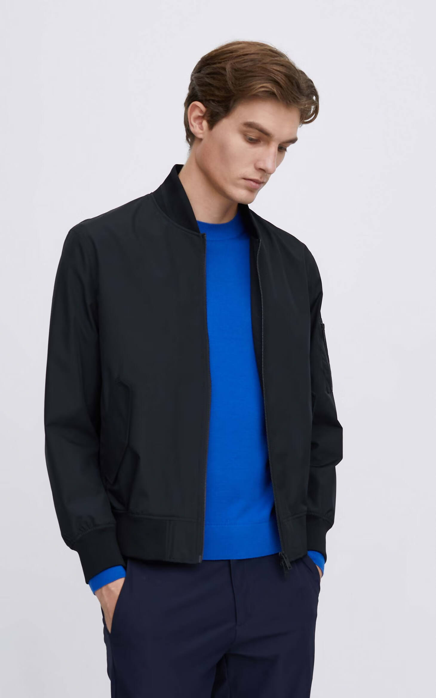 商场同款jlindeberg 金林德伯格休闲棒球飞行员夹克外套男早秋早秋