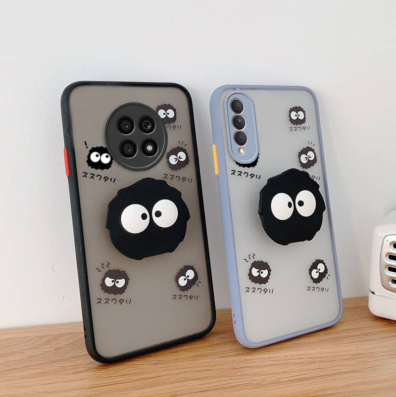 芒多智华为荣耀x20手机壳女小煤球折叠支架荣耀x20se手机套2021新款