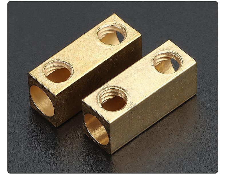 定制大功率铜接线柱端子快速免压一进一出电线接头连接神器0.