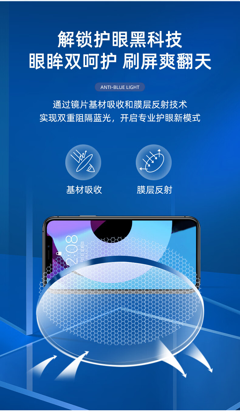 德国蔡司视特耐镜片半框纯钛眼镜近视男款可配有度数加散光防蓝光 单