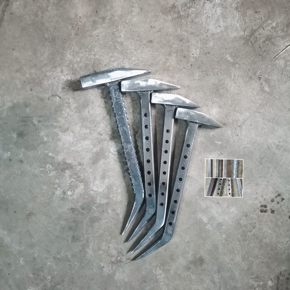 铝模锤子特制防滑鱼棱铝模锤子小锤子鸭嘴铝模锤钳工锤 500g锤头*鱼鳞