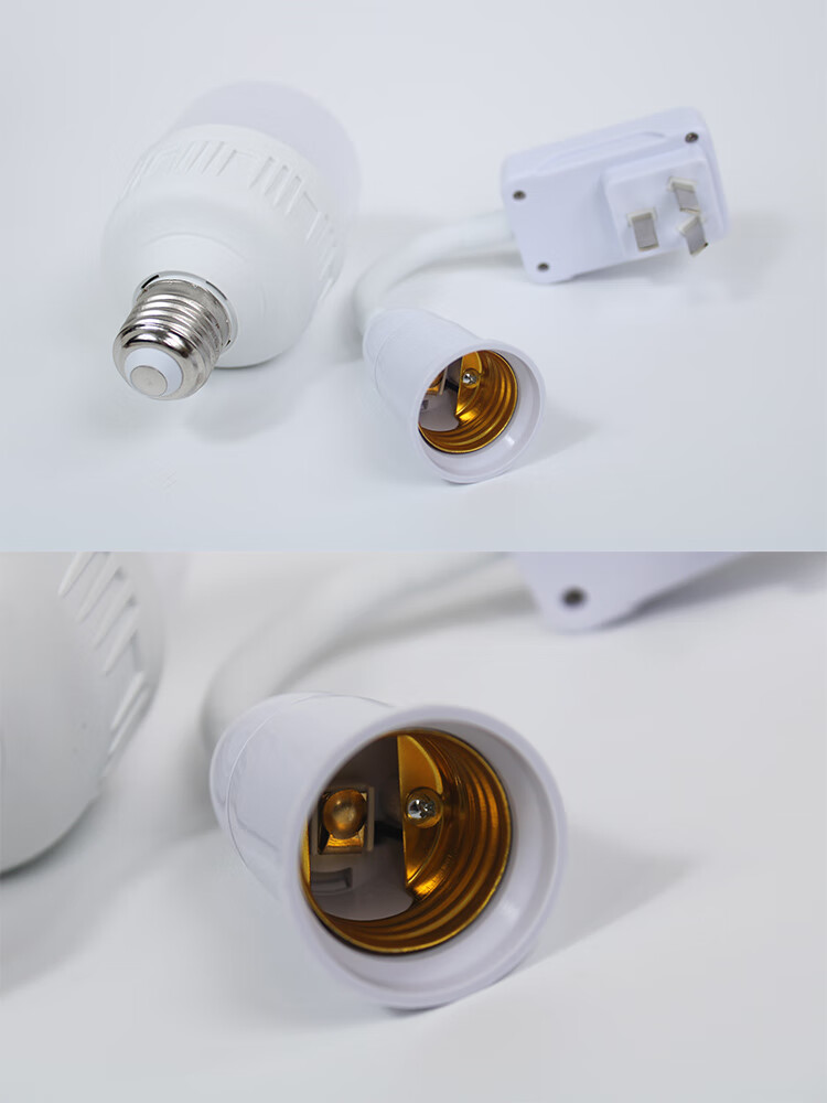 灯泡led节能灯螺口亮家用插口式插座电灯卫生间卧室客厅室内 30瓦单独