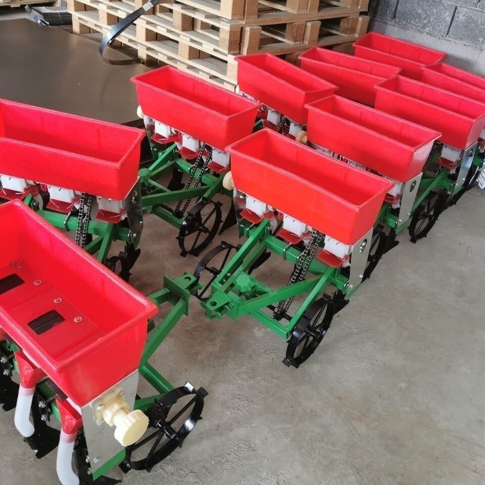 小麦播种机 手扶拖拉机微耕机小麦播种机施肥机两行三行四行五行 手扶