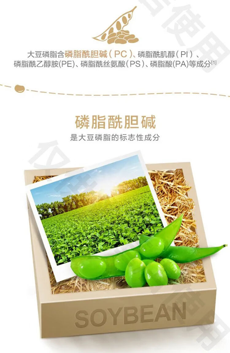 澳洲大豆卵磷脂软胶囊1200mg中老年鱼油150粒清道夫斯维诗 卵磷脂150