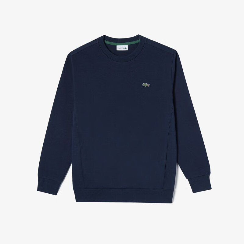 lacoste 法国鳄鱼卫衣简约小标男士休闲圆领套头衫 浅蓝色4xa 2/90