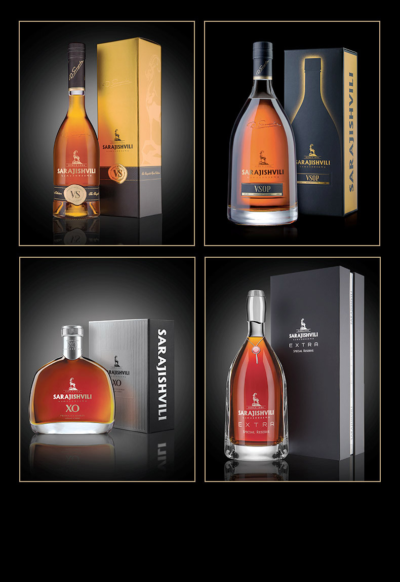 格鲁吉亚干邑白兰地 萨拉吉利xo sarajishvili xo 30年酒龄葡萄原汁特