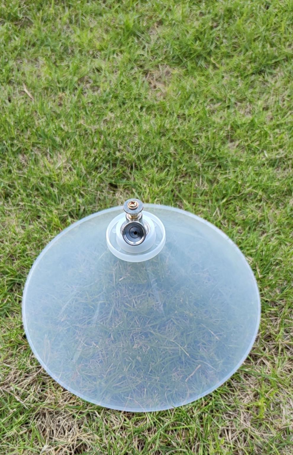 农用电动喷雾器透明防风罩喷头大除草剂打药细雾化扇形带罩喷头 中