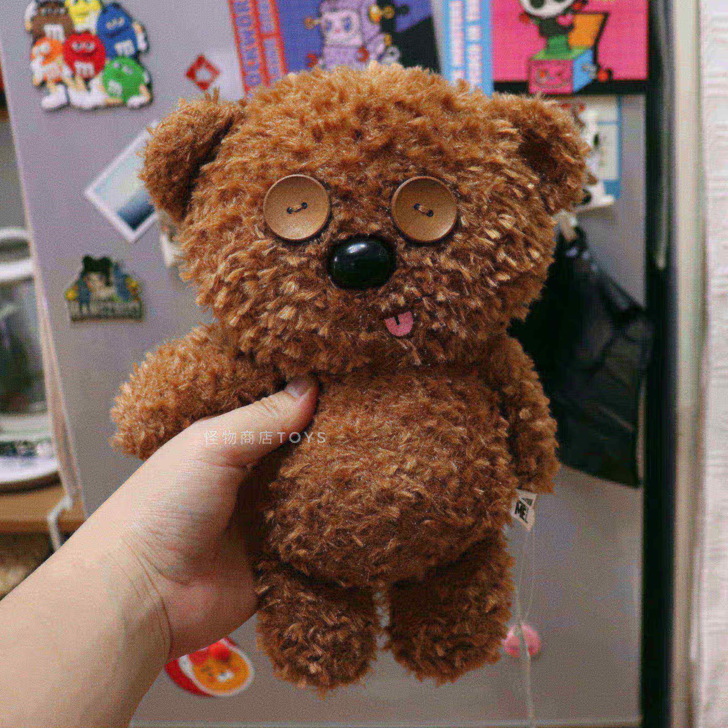 [旗舰自营]小黄人小熊外单毛绒公仔小黄人tim熊熊纽扣扣子小熊timbear