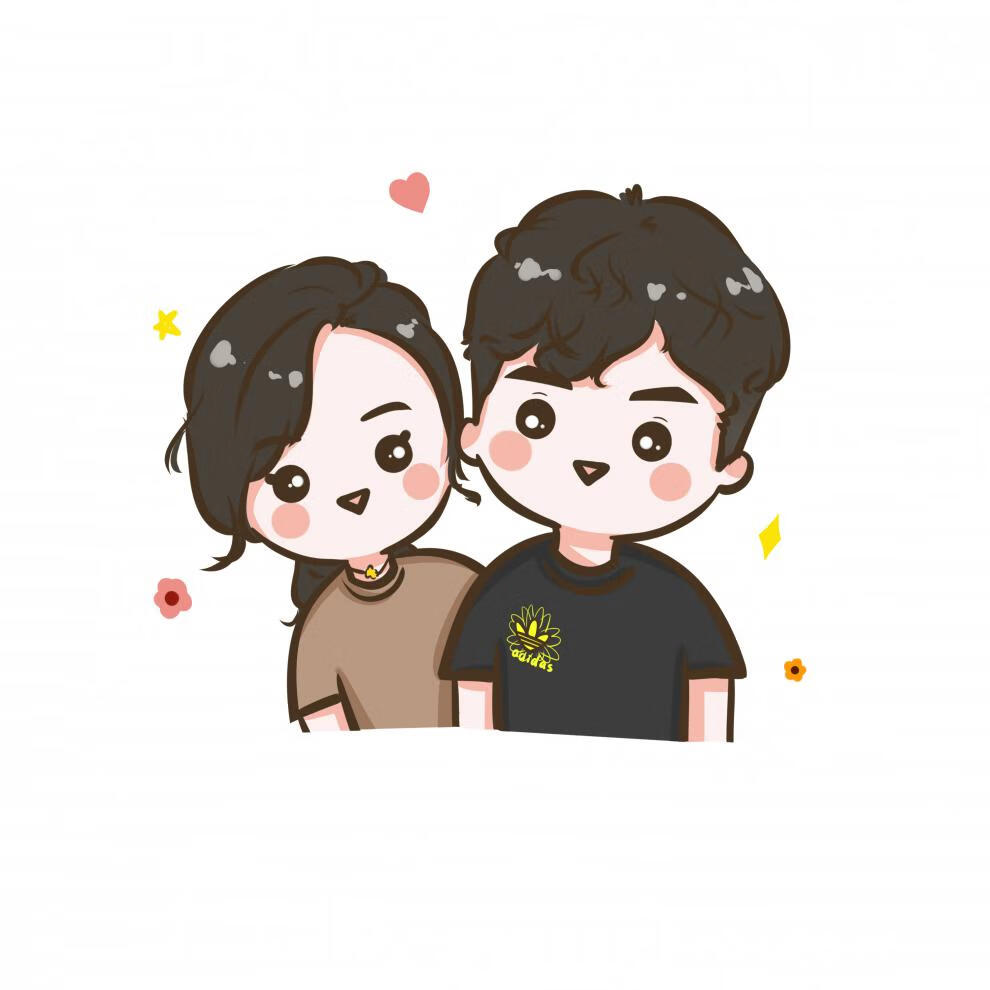 家居 手绘头像q版卡通动漫真人照片转漫画人物设计情侣头像画画 头像