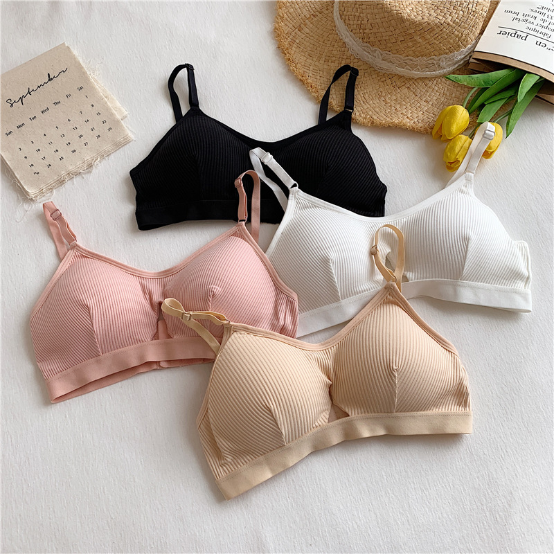 内衣 少女文胸 云涯海畔(yunyahaipan) 挂脖文胸2020新款少女无钢圈