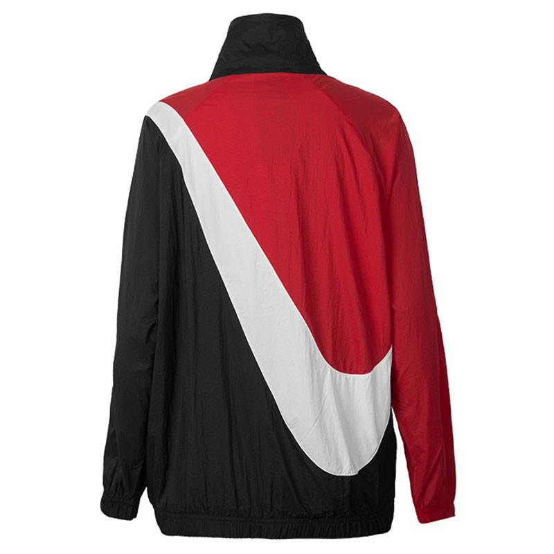 nike耐克女装外套2019秋季新款big swoosh大钩子梭织运动休闲夹克bv