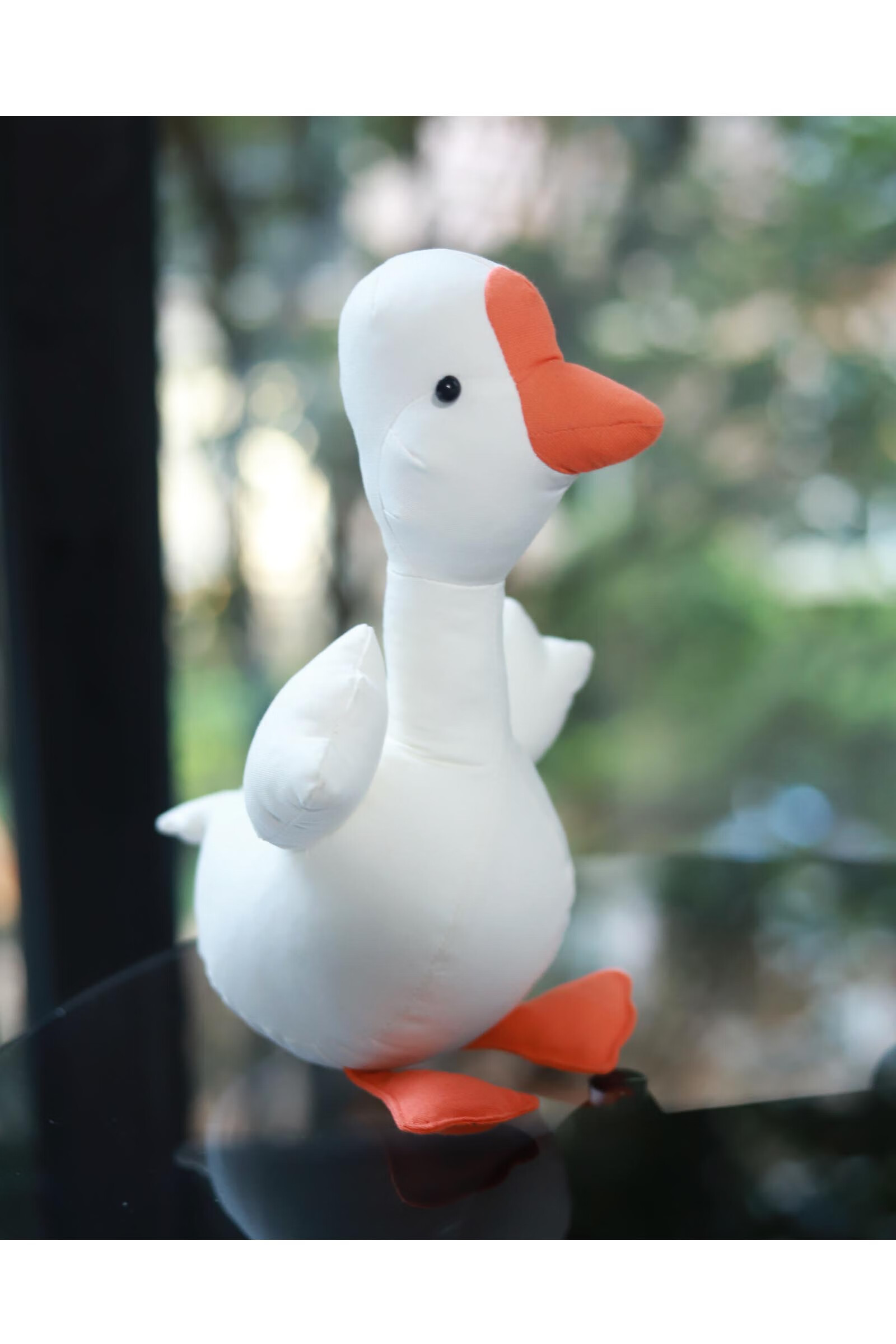 水家坊小鸭白胚草木染蓝染扎染蜡染绘画动物棉布偶手工diy材料包 小鸭