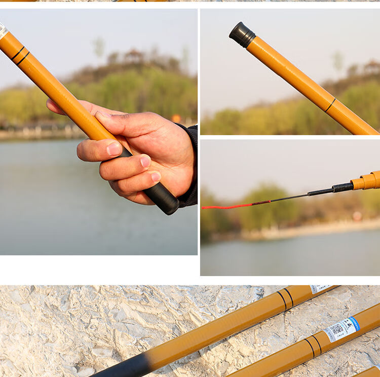 鱼竿手竿7.2米钓鱼竿鲫鱼溪流竿短节竿渔具新手套装组合 2.