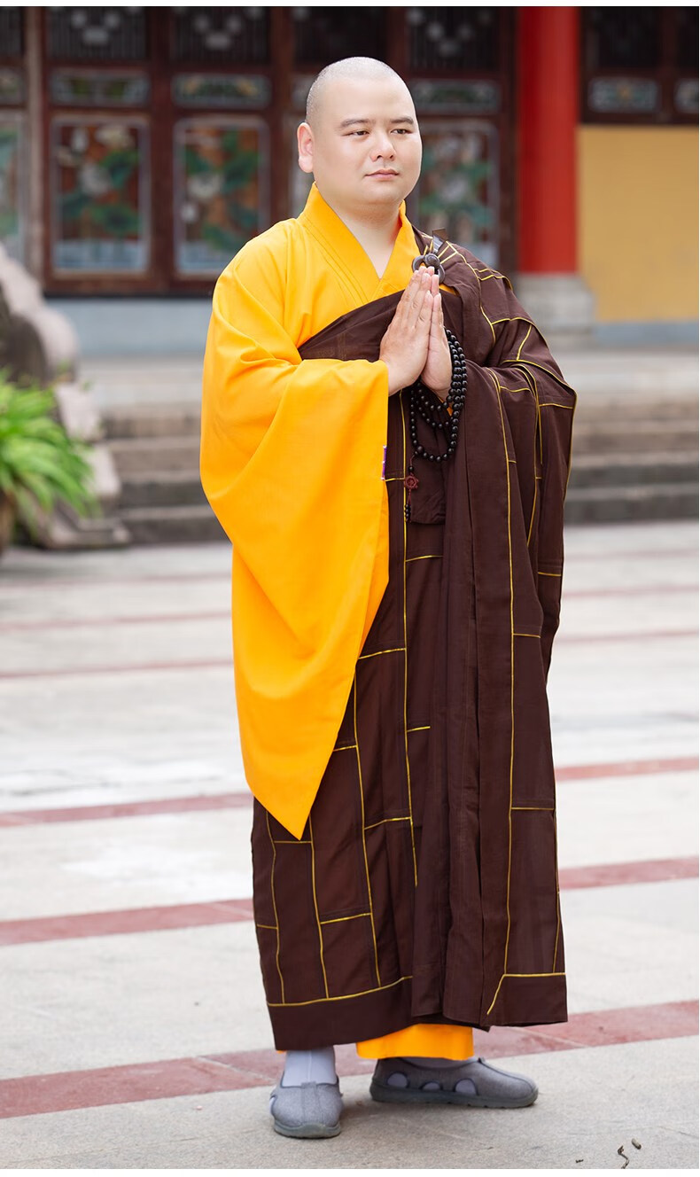 出家人衣服了尘牌僧服袈裟法师主法金边祖衣僧衣缦衣五衣七衣九衣搭衣
