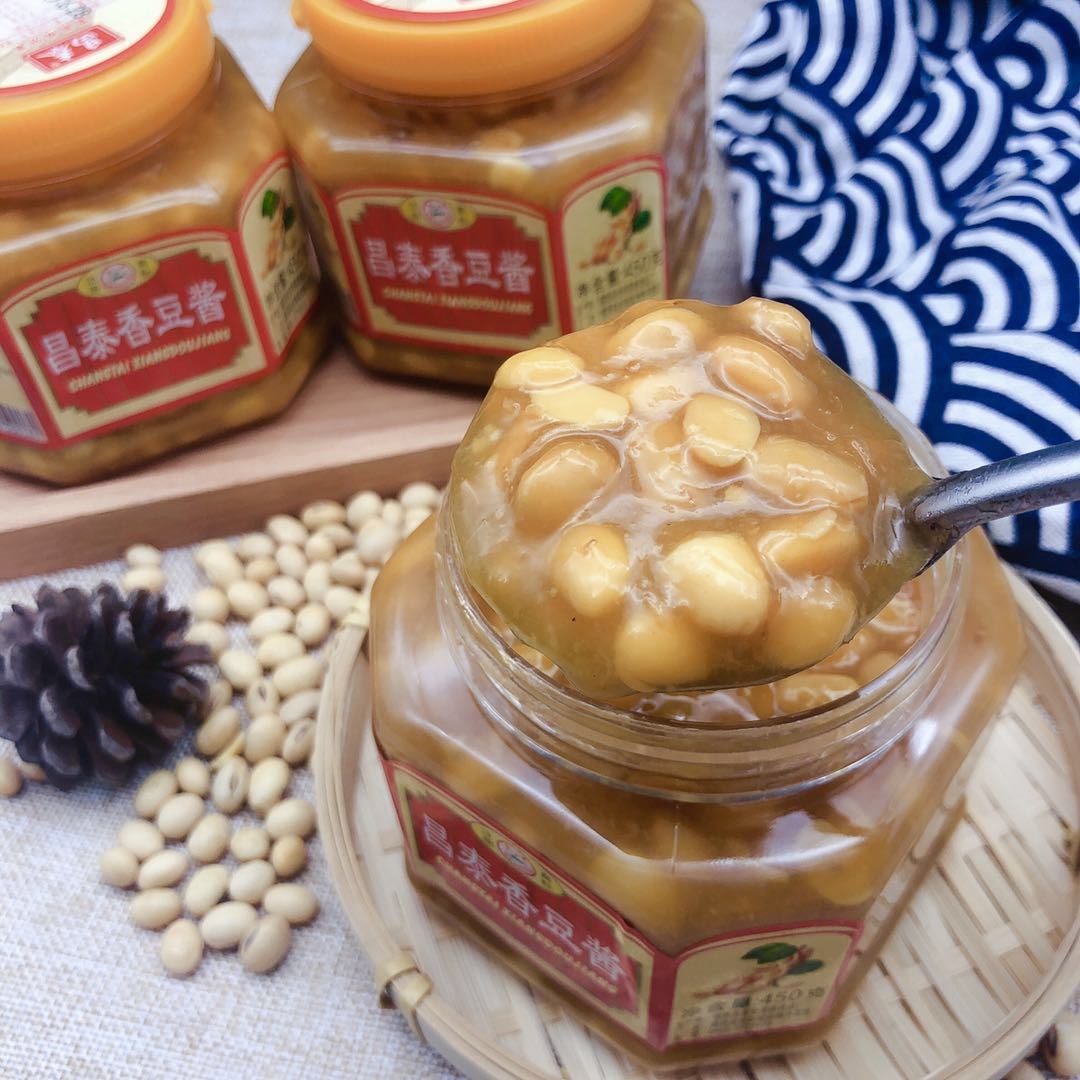 橙伯乐 橙伯乐昌泰香豆酱潮汕特产 普宁豆酱450炒菜蒸鱼蘸酱调味酱