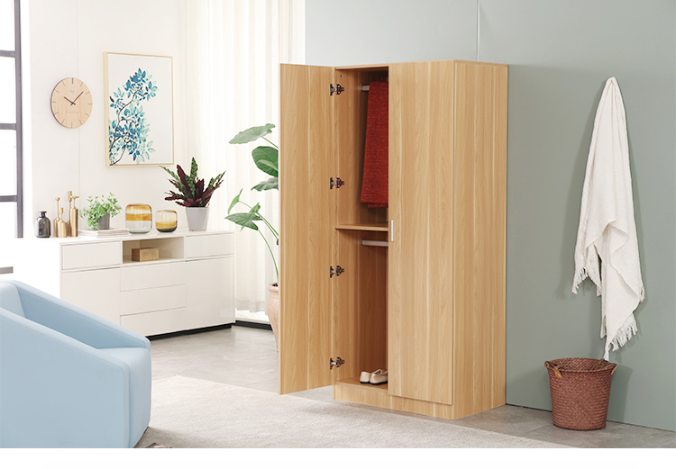 【奈高更衣柜】奈高木质更衣柜现代简约衣柜板式更衣柜组合柜二门更衣