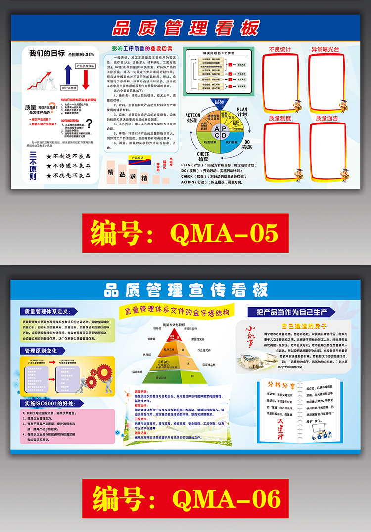 婕染(jieran)公司車間安全生產質量管理宣傳看板海報企業工廠品質宣傳