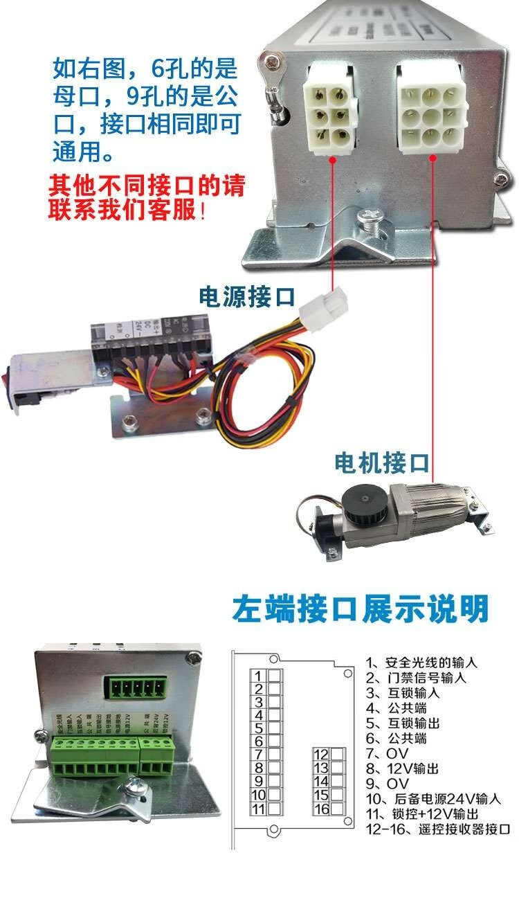 【全新升級】自動門控制裝置自動門感應門控制器電機馬達主板電動玻璃