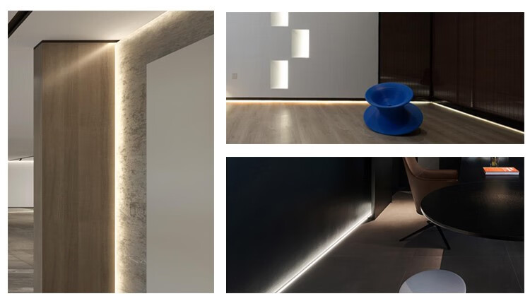 led无边框线条灯暗藏嵌入式铝槽灯带钛金条线型灯客厅流水追光灯 003