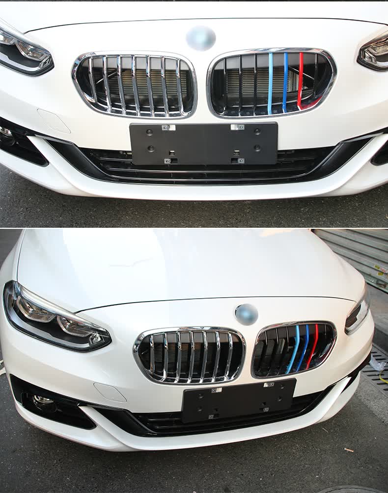 宝马中网三色条卡扣x2 1系118i /3/5/2系敞篷 z4/6系gt 218i 改装 17