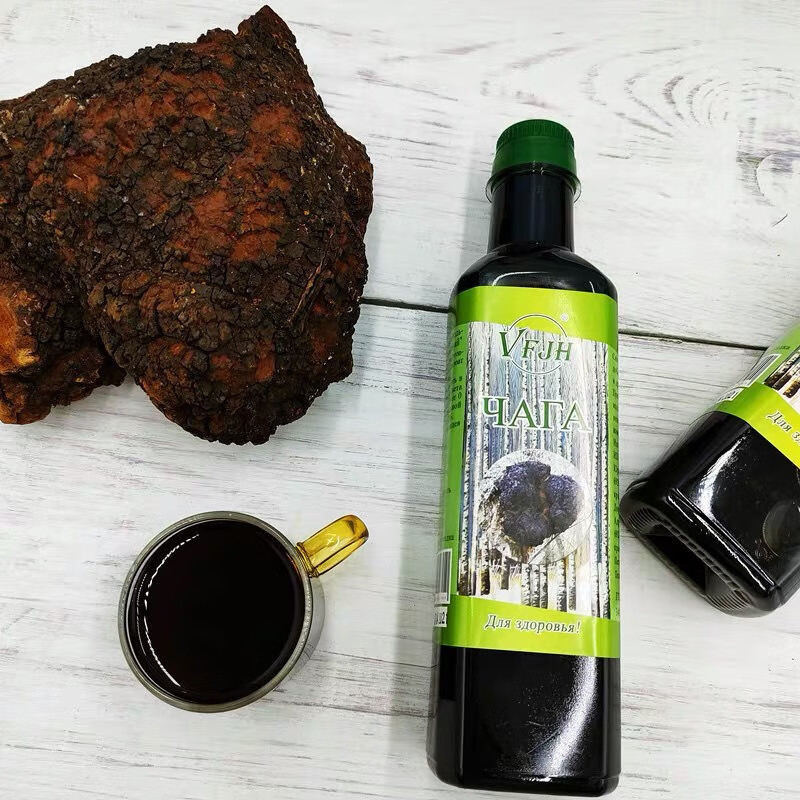 桦树茸浓缩液白桦茸提取液桦树泪桦褐孔菌俄罗斯进口500毫升官方品质6