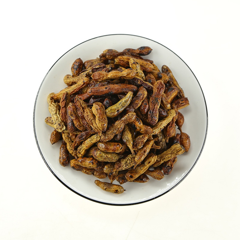 炒槐角中药材槐角茶野生槐角豆槐连豆槐豆茶黑槐豆槐实500g子【图片