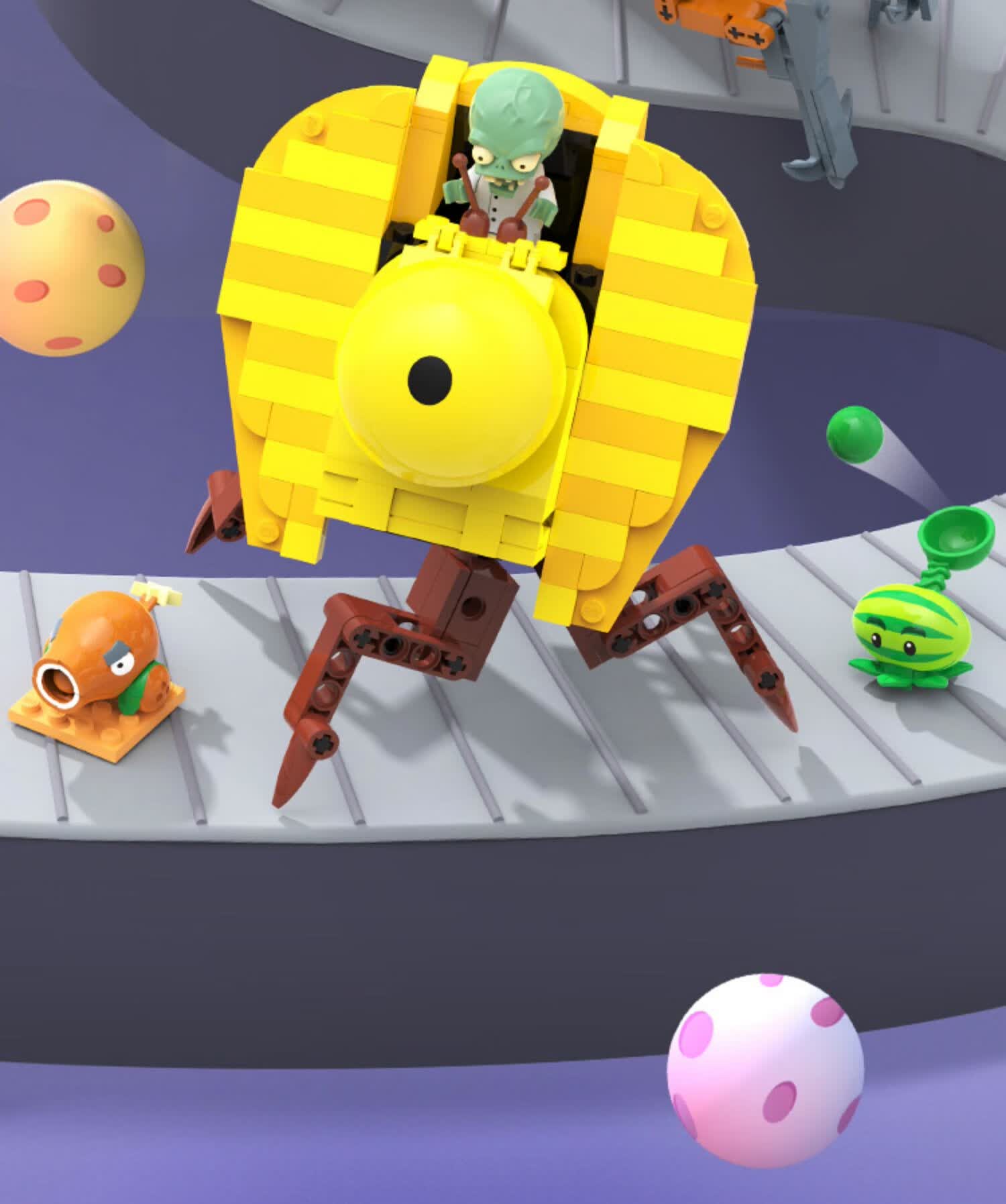 乐高lego旗舰植物大战僵尸积木玩具男孩子女孩子拼装儿童礼物豌豆