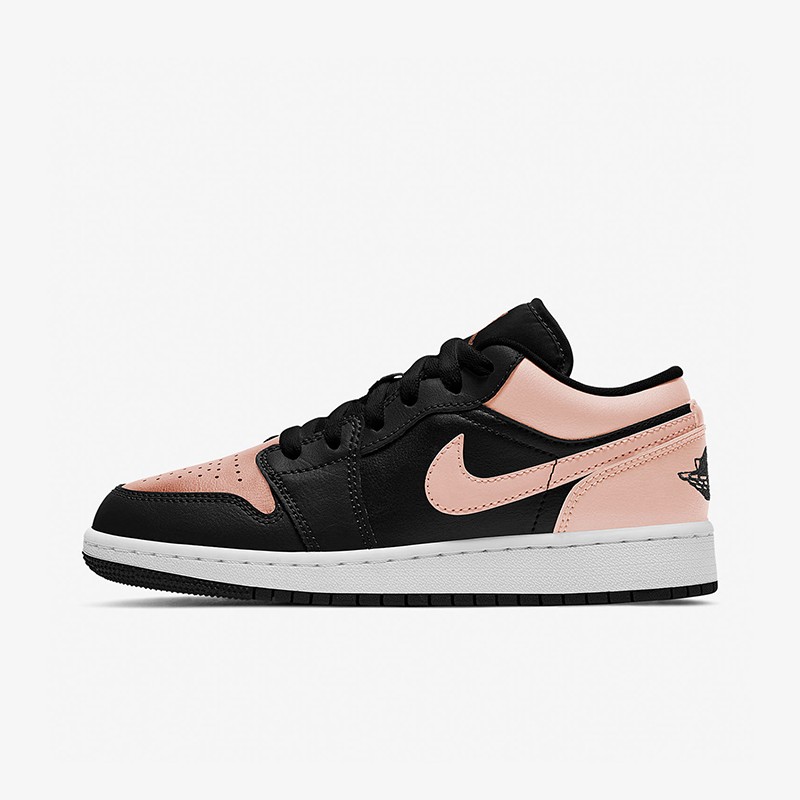 耐克nike air jordan 1 low aj1黑粉脚趾男女同款低帮休闲鞋 553560